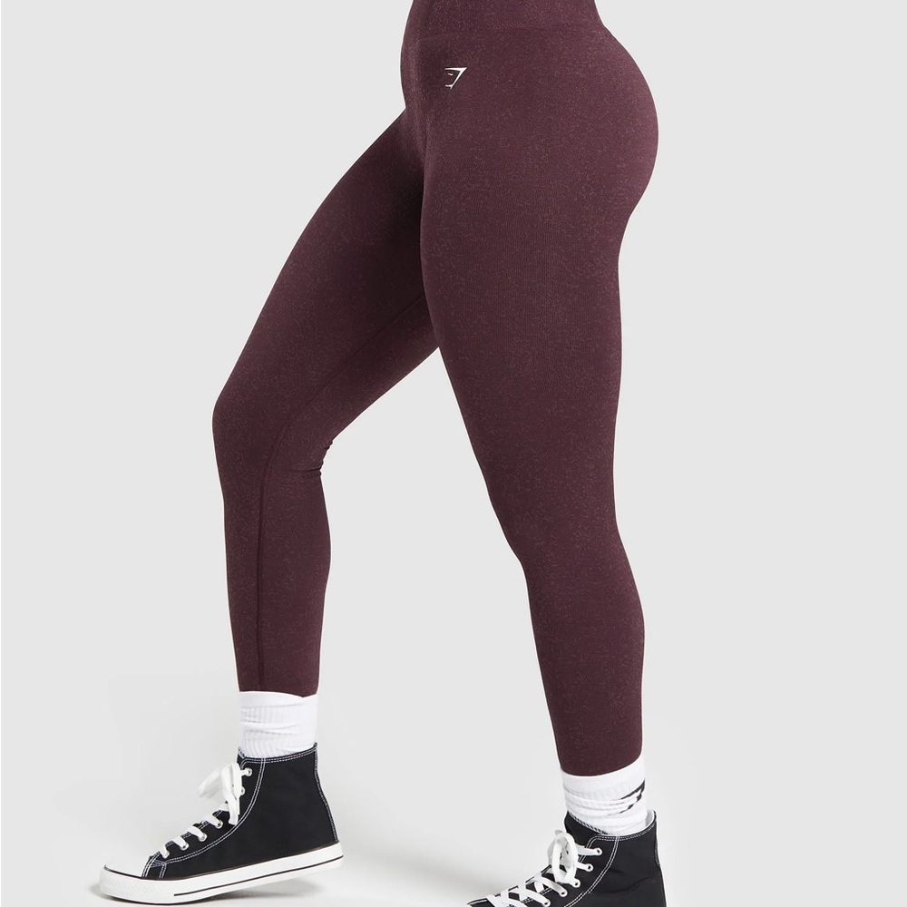 Gymshark Adapt Fleck Seamless Purple/Burgundy Leggings